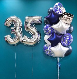 Набор шаров на 35 лет
