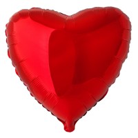 Фольгированное Сердце 91 см красное