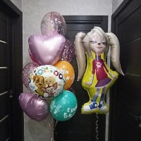 Шарики Барбоскины Роза