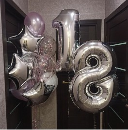 Набор шаров "18 лет"