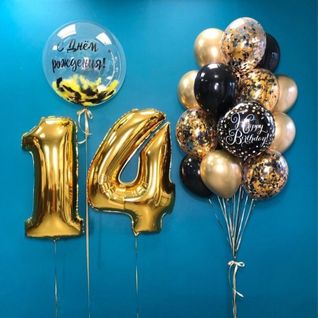Гелиевые шарики на 14 лет
