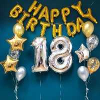 Набор из шаров на ДР 18 лет