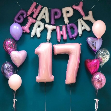 Набор шаров на 17 лет