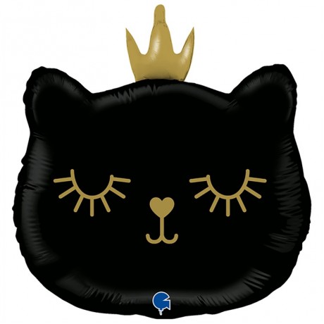 Фольгированный шар Черная кошка