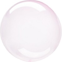 Шар Bubble розовый