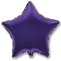 Фольгированная Звезда 81 см фиолетовая