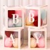Набор коробок для шаров Baby, розовые