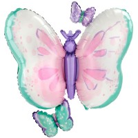 Шар фигура Бабочка пастель