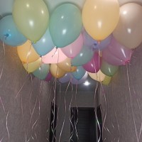 Гелиевые шары под потолок "Макарунс"