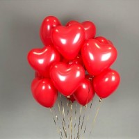 Латексный воздушный шар-Сердце красный