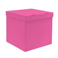 Коробка для шариков 70х70, розовая