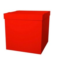 Коробка для шариков 70х70, красная