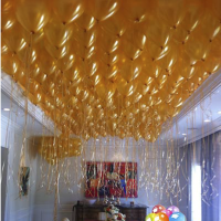 Золотые шары металлик под потолок