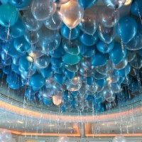Воздушные шары под потолок "Морская волна"
