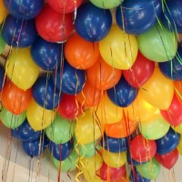 Гелиевые шары под потолок "Ассорти для мальчика"
