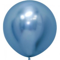 Шар Хром 60 см синий