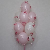 Букет из шаров с бантиками