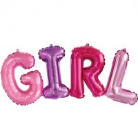 Фольгированная надпись "Girl"
