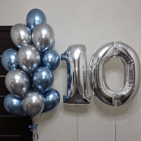 Набор шаров на 10 лет