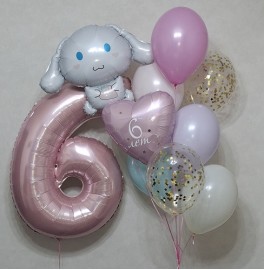 Набор шаров на 6 лет "Куроми"