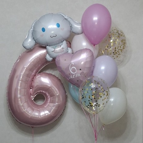 Набор шаров на 6 лет "Куроми"