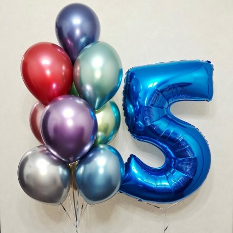 Воздушные шары на ДР 5 лет