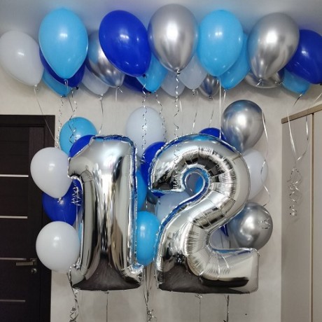 Комплект шаров на 12 лет Комплект шаров на 12 лет