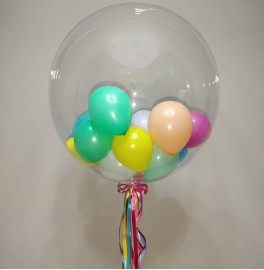 Шар Bubble с разноцветными шариками