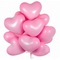 Облако из 15 латексных сердец